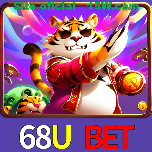 Imagem promocional da 68U Bet mostrando a plataforma e suas vantagens